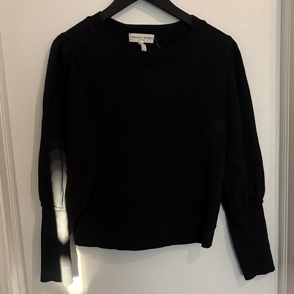 Apiece Apart Classic Black Sweatshirt - Picture 1 of 6